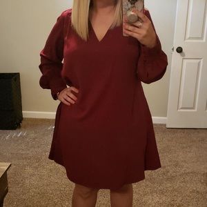 A New Day Maroon Dress